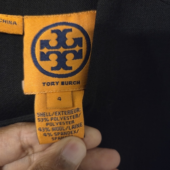 Tory Burch Women's Black Preppy Office Shift Dress. Sz 4 Old Money Queit Luxury - Picture 5 of 5